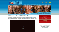 Desktop Screenshot of americanmalestripper.com
