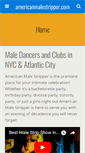 Mobile Screenshot of americanmalestripper.com